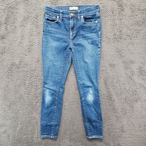 Madewell‎ Jeans Women Size 28 Blue Denim High Riser Skinny Medium Wash